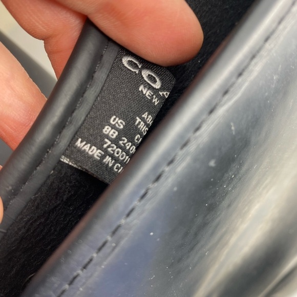 Coach Tristee Matte Black Signature Lined Rain Boots - Women’s Size 8b - Picture 10 of 10